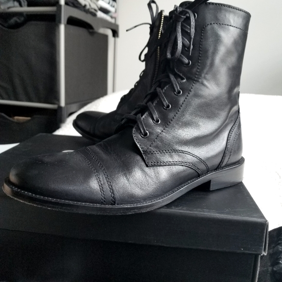 Womens Combat Boots (W10/M8.5) - Picture 7 of 16